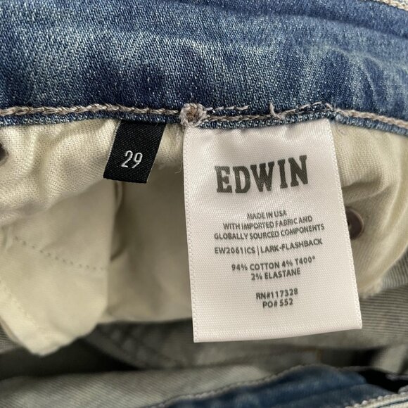 Edwin Women's Blue Boot Cut Jeans - Picture 10 of 15